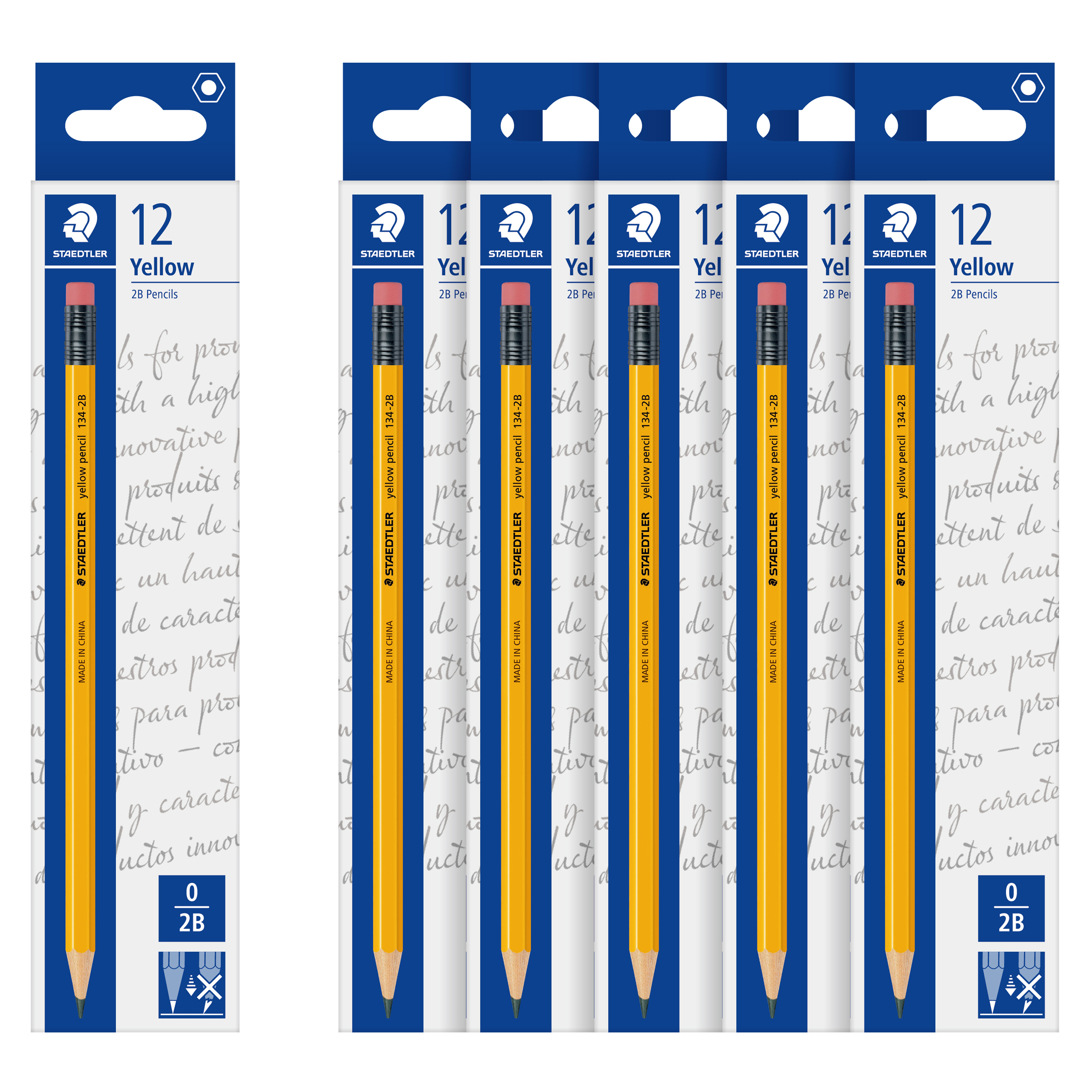 스테들러 펜슬 134 2B 11,100원