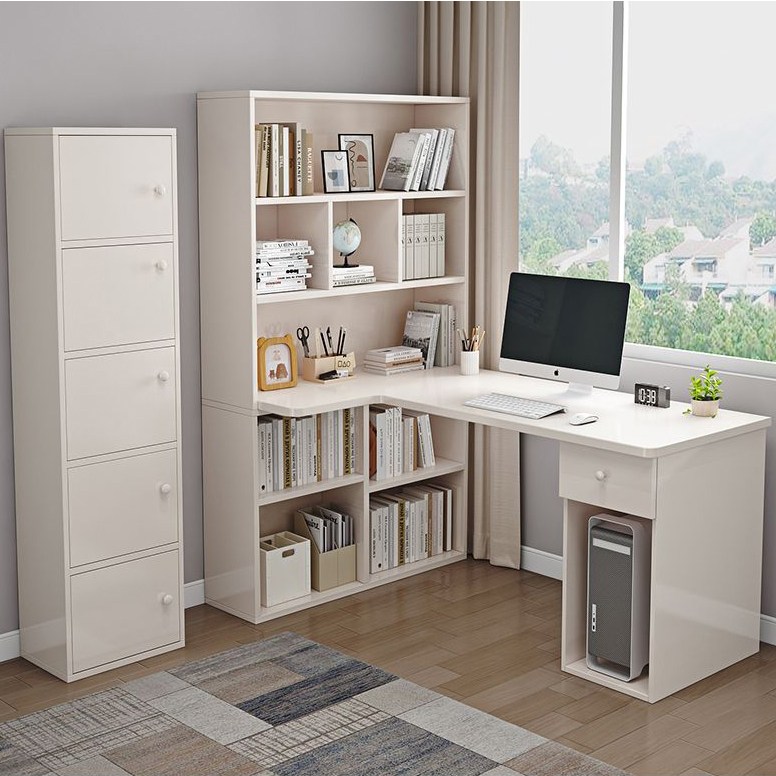 멀티수납 게이밍 컴퓨터 사무용책상 파티션 책꽂이 일체형 학생 공부 책상 320,400원