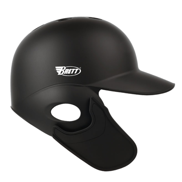 브렛 프리미엄 경량 배팅헬멧 좌타자용 블랙무광 검투사헬멧 페이스가드 포함 63,000원