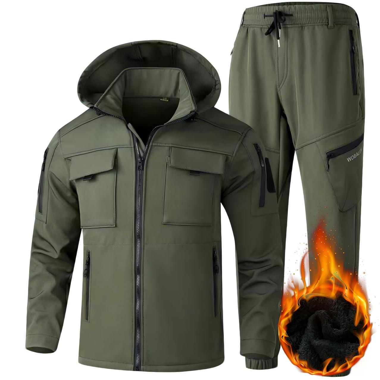 ANYOU 겨울 남자 방수 방풍 보온 상하의 세트 집업 따듯한 아웃도어 작업복 트레이닝 39,900원