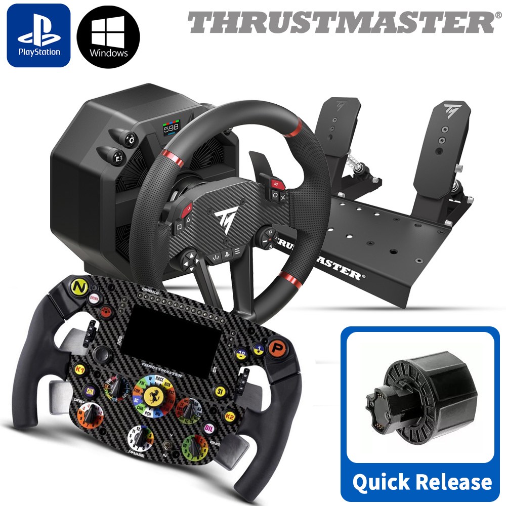 트러스트마스터 T598 다이렉트 드라이브 휠 +  Ferrari SF1000 WHEEL ADD-ON + Quick Release 증정 PO 1,250,000원