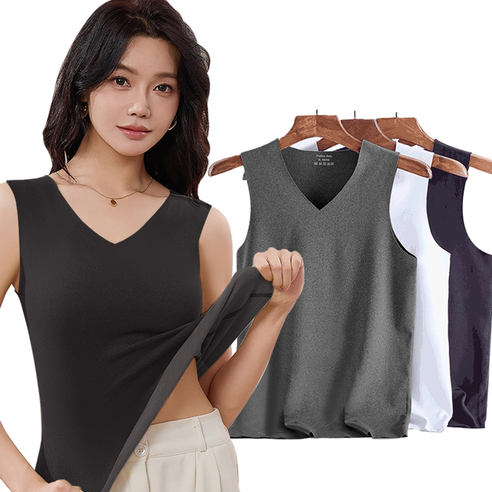 스포코지 여성 기모 나시 보온 발열 심리스 런닝 25,500원