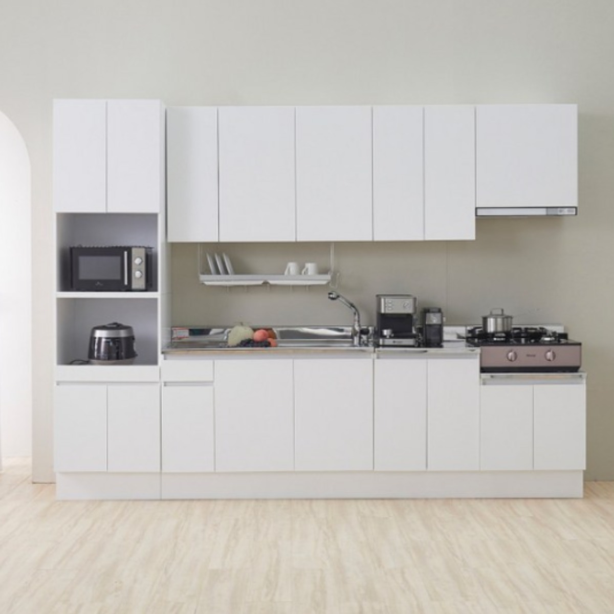 헤이어집 싱크대 풀세트, 14 풀세트1200개수대화이트(점보볼우)+수전개수대타공 844,000원