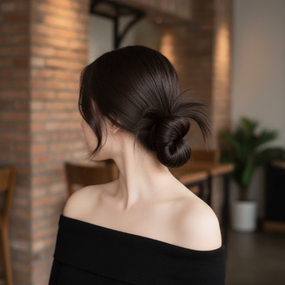 메리붐 자연스러운 가시번 로우번 집게형 헤어가발, 1개, 브라운 블랙(자연모발색) 12,900원