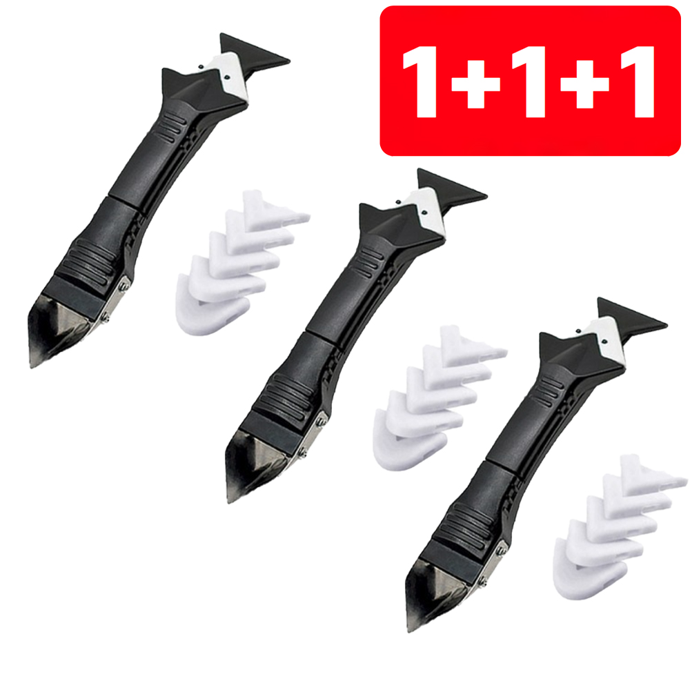 1+1+1 이벤트) 드림시오 스텐 실리콘 스크래퍼 헤라 실리콘 제거기 5in1 세트 9,800원