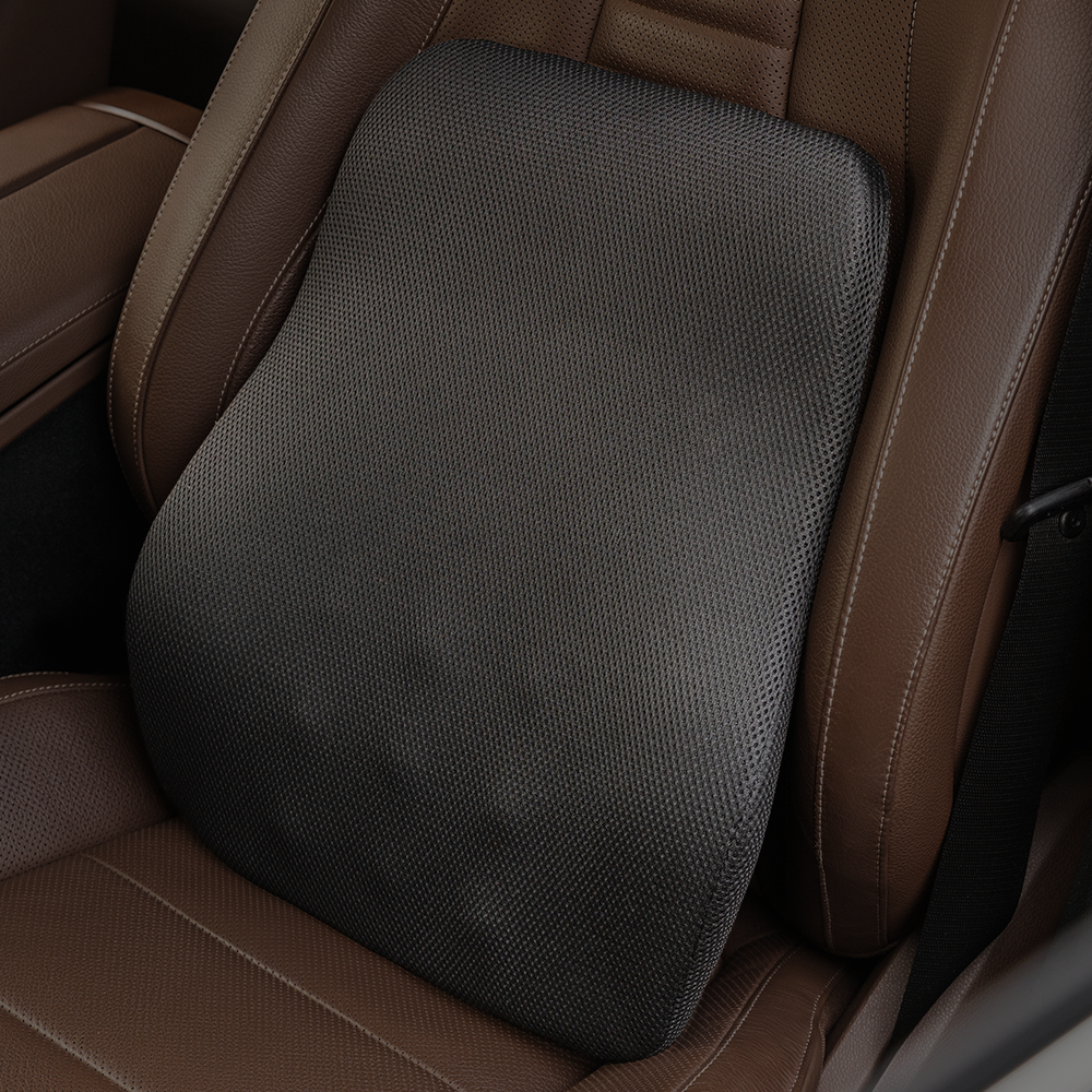 메이튼 차량용 메모리폼 허리 등쿠션, 1개, 블랙 15,900원