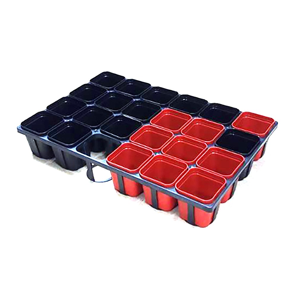 사각연결구24구 플라스틱화분 비닐포트 화분 모종, 1개 2,700원