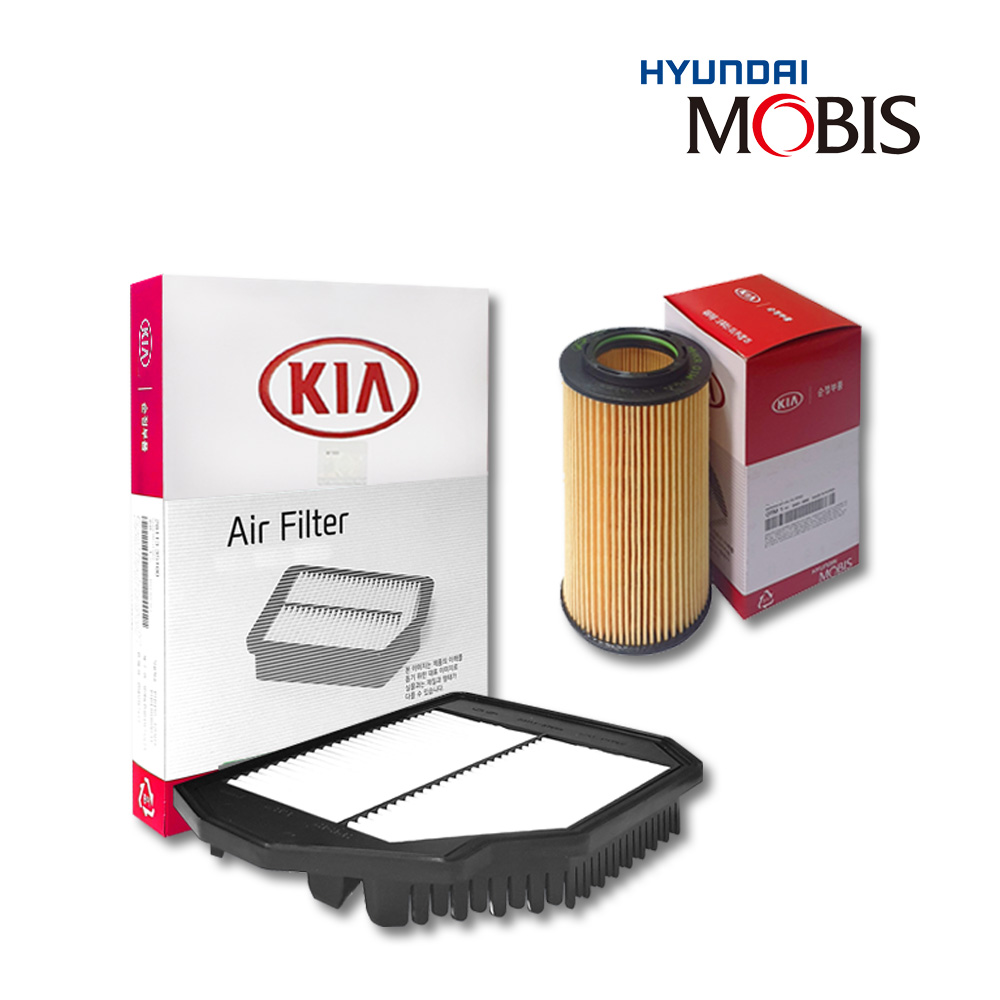 4세대 카니발 KA4 2.2 디젤(20-23년식) 순정 에어필터+오일필터, 1개 24,140원