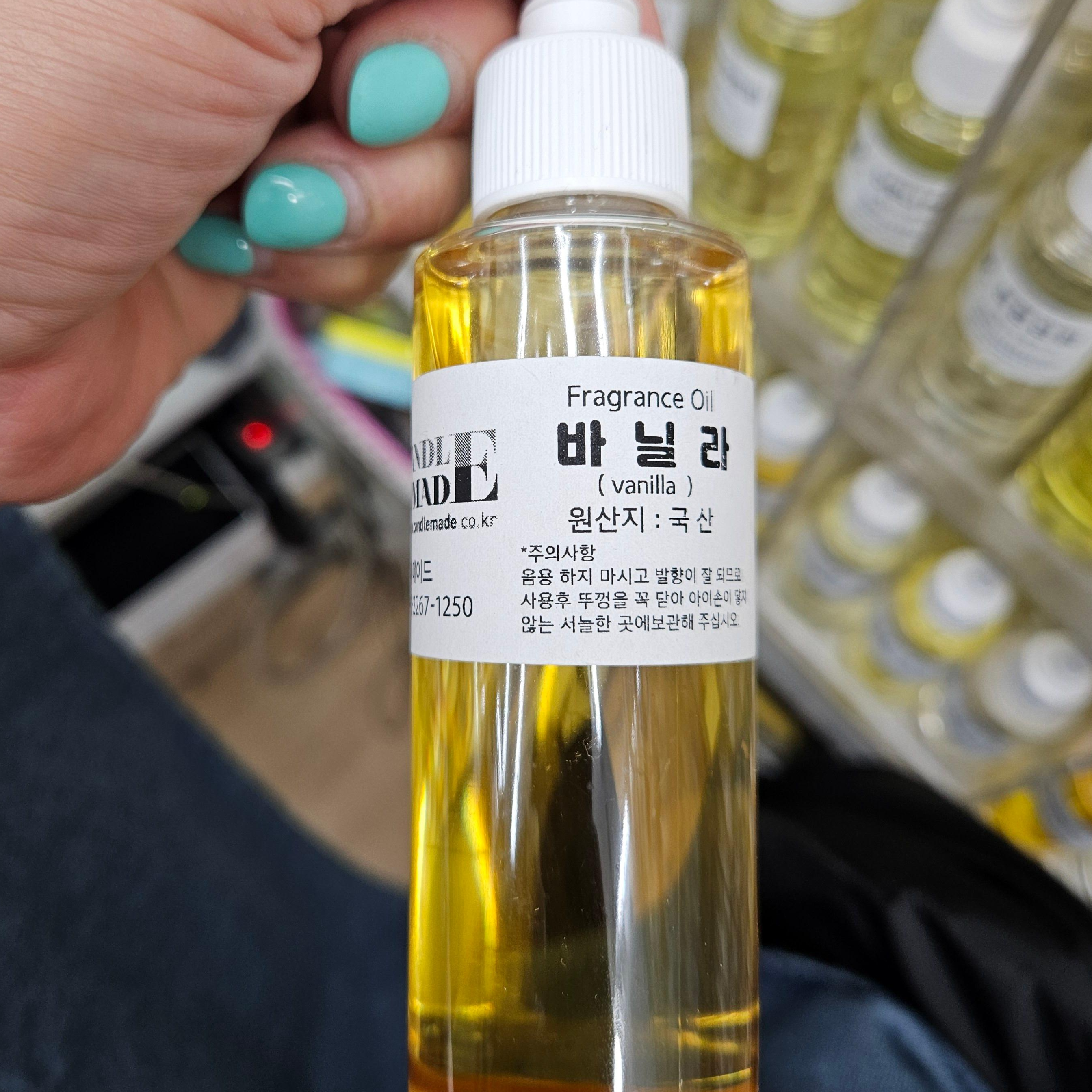 [캔들메이드]국산 프레그런스 오일 100ml, 바닐라, 1개, 100ml 13,000원