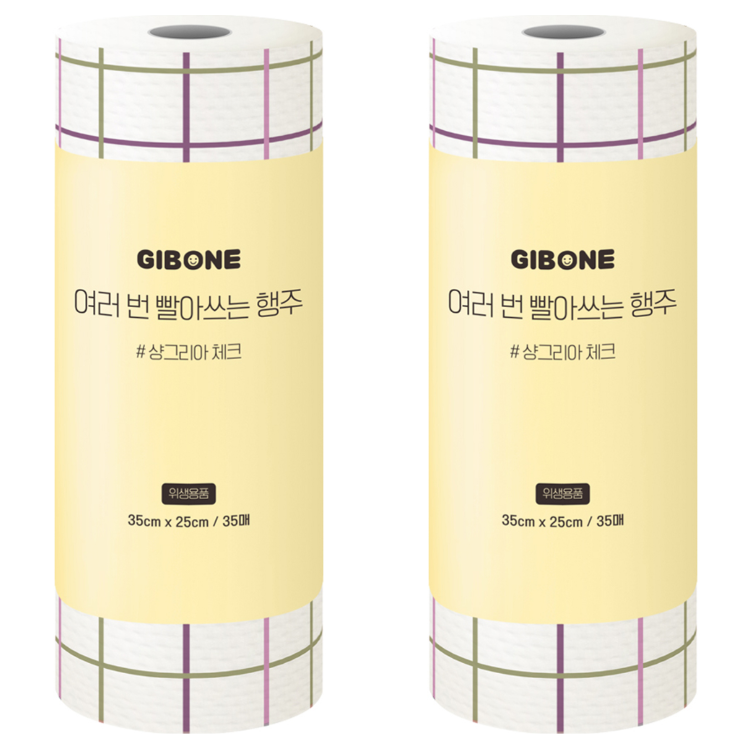 기본에 여러 번 빨아쓰는 행주 샹그리아 체크 15,720원