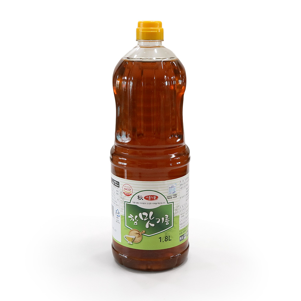 가을식품 참맛기름 1.8L 향미유 참기름 식자재 업소용 대용량, 1개, 1.8L 10,000원