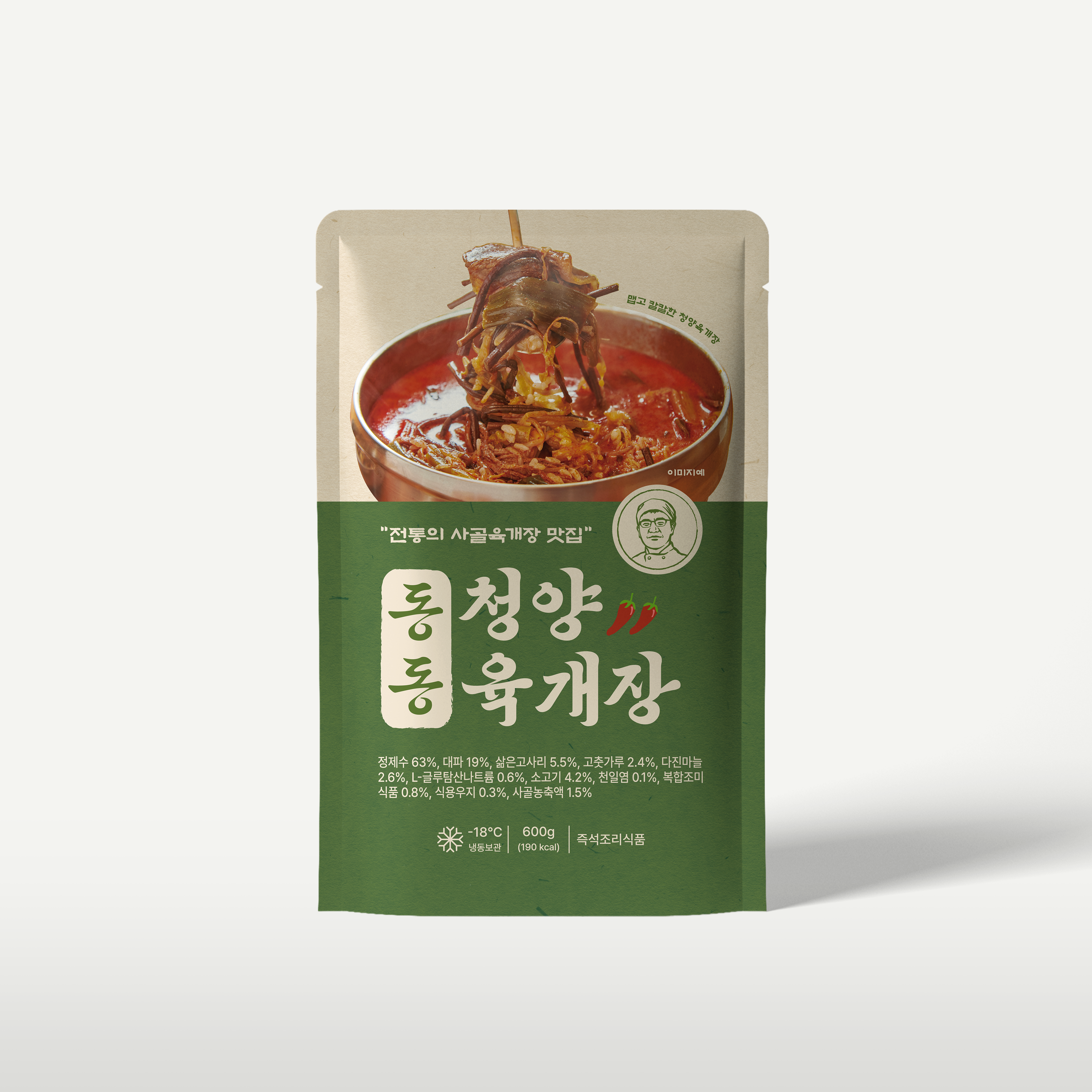 팔당 동동국수 매일 직접 끓인 냉동 대파 청양 육개장, 10개, 500g 68,900원