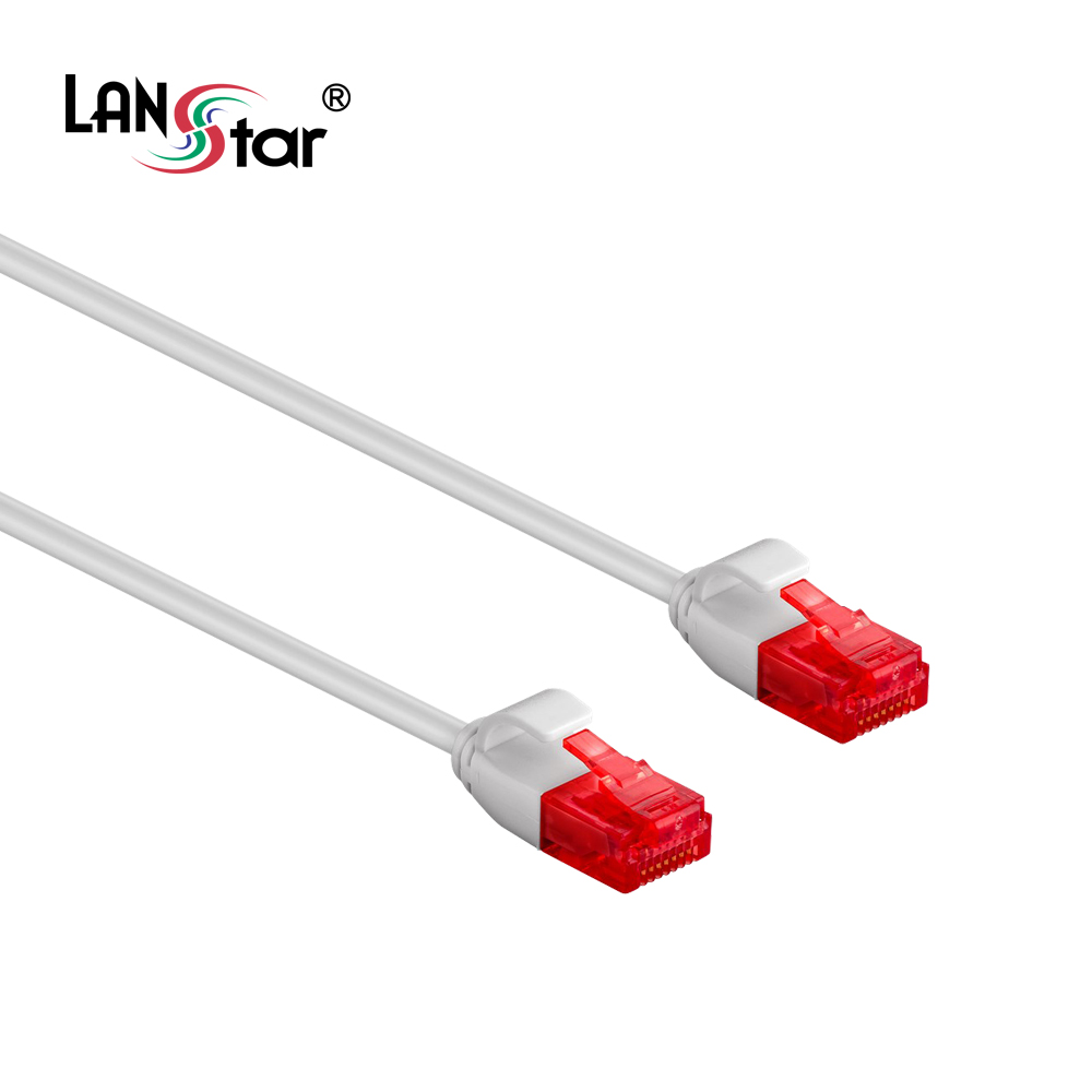 LANstar CAT.6 UTP 초슬림 랜케이블 1m/LS-SL6-1W/화이트/1Gbps 기가비트/250MHz 대역폭/인터넷 케이블/32AWG/연선/LSZH 난연/8P8C/RJ45 1,300원