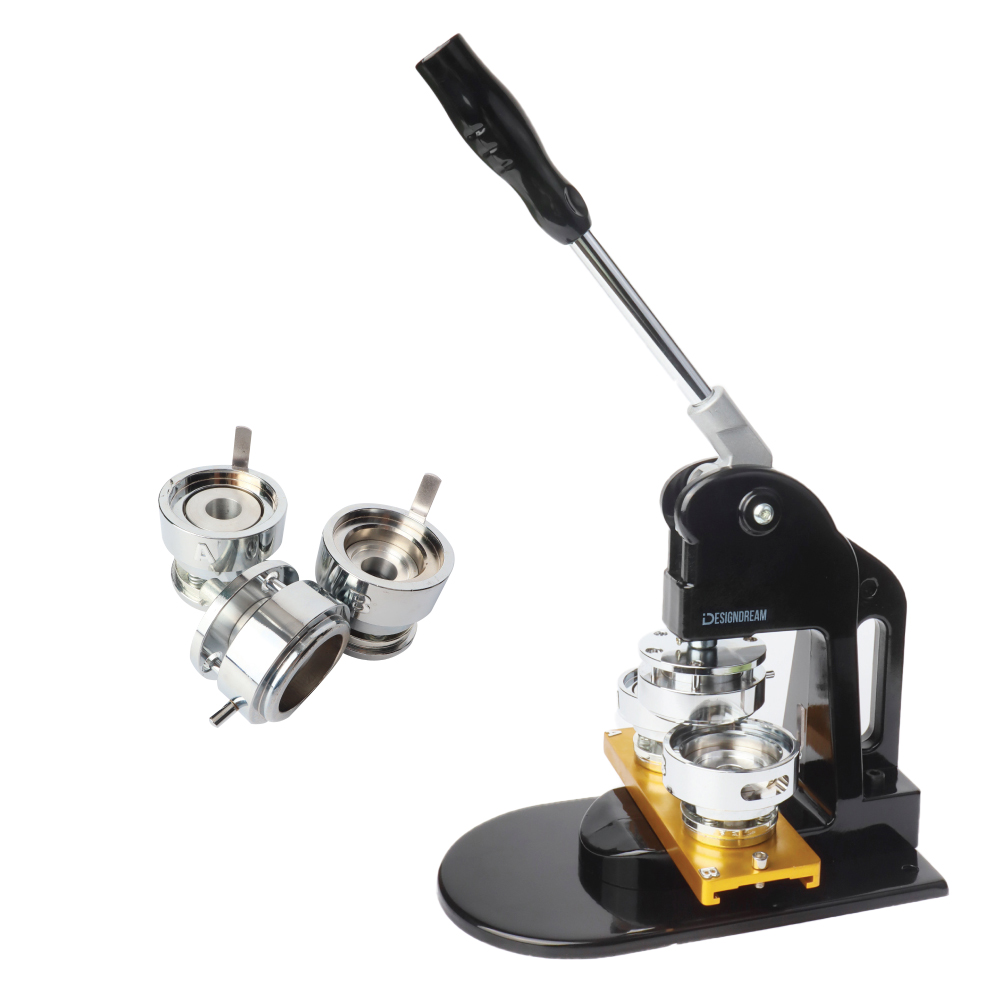 디자인드림 버튼 프레스 + 몰드 37mm 세트 블랙 193,870원