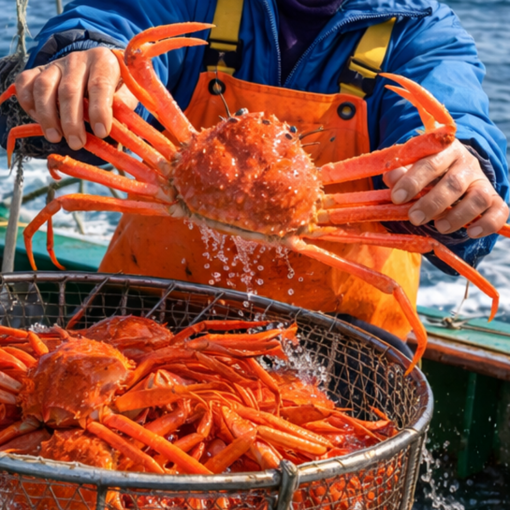[최상홍게] 초고수율 선주직송 구룡포 박달홍게 자숙 홍게, 1개, 5kg [초고수율 90%] 박달홍게 선물모임용 추천 56,000원