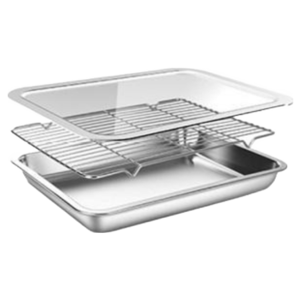 바겐슈타이거 스텐 사각트레이세트 투명pc커버3호, 1개 28,300원