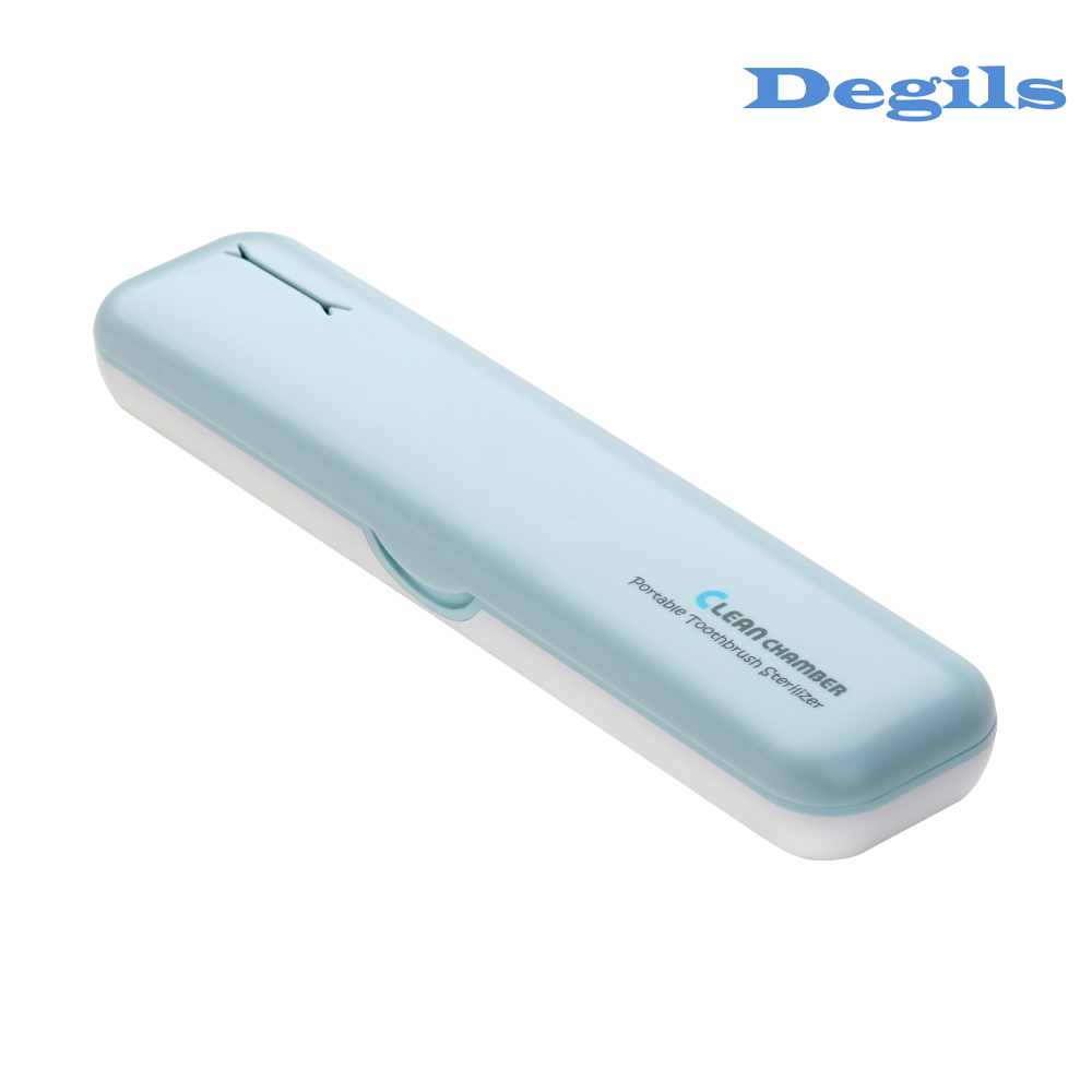 크린챔버 국내제조 uv led (충전식+건전지) 휴대용 칫솔살균기 1인용 DK-800, 블루 25,200원