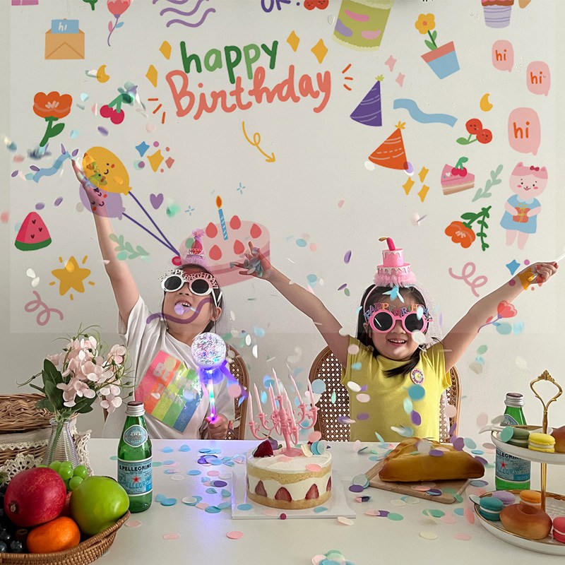 파티 미니 빔 프로젝터 세트 (퍼플) 유치원 생일 브라이덜샤워 파티 이벤트, 단품 11,900원