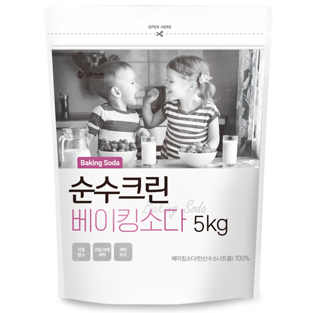 순수크린 베이킹소다 파우치 1등급원료사용 천연세탁세제 대용량 다목적 주방세제 8,300원