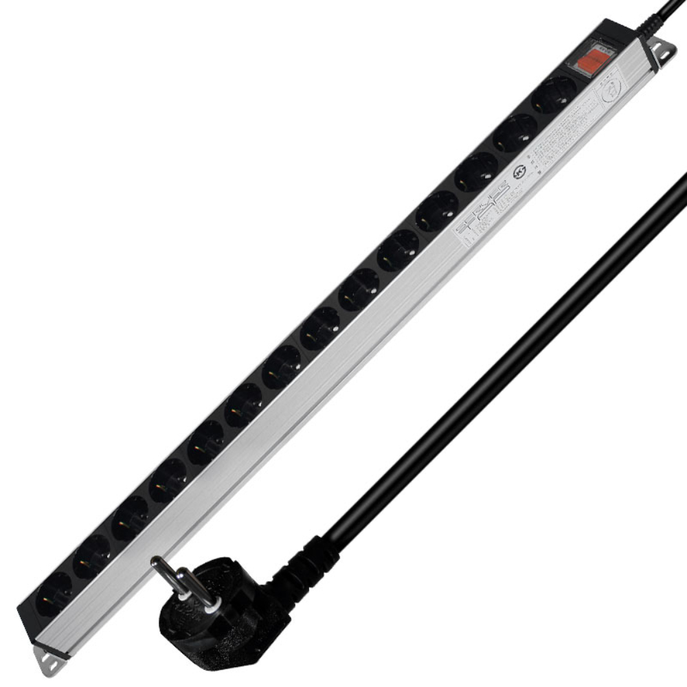 현대일렉트릭 알루미늄 멀티탭 6구 8구 10구 12구 14구 1.5M / 2.5M / 5M [안전커버 증정], 5m, 1개, 알루미늄, 현재가 59,500원