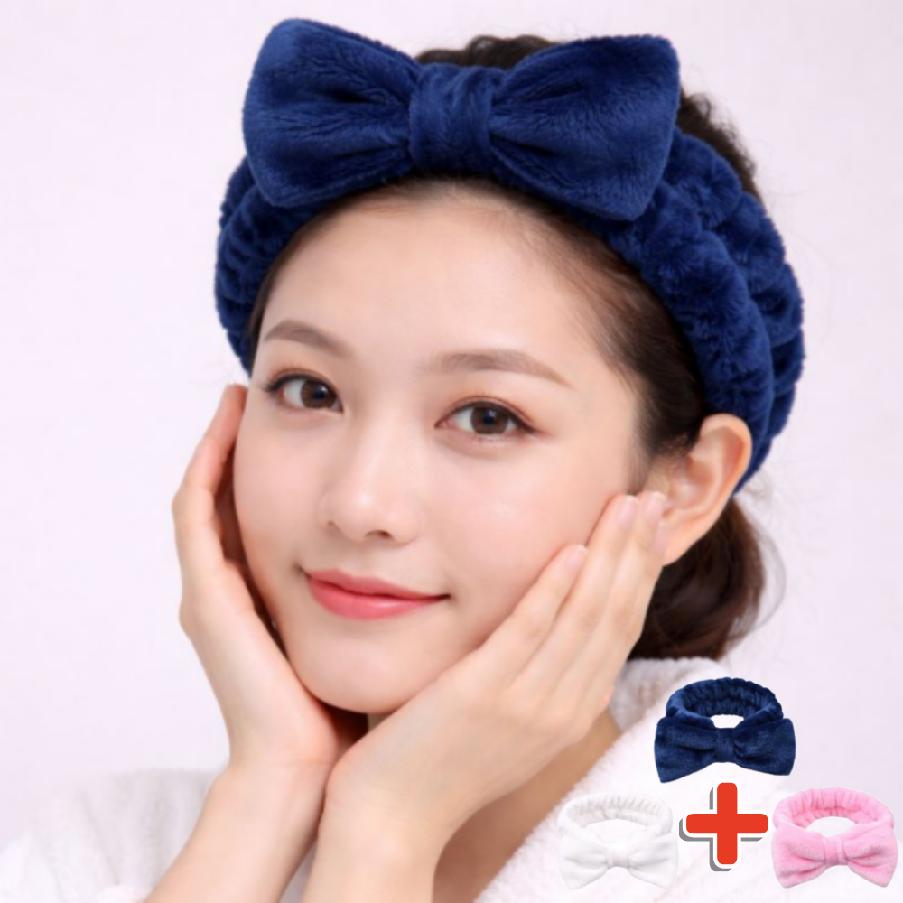 동이홈 캐주얼 러블리 깔끔한 단색 리본세안밴드3개 7,900원