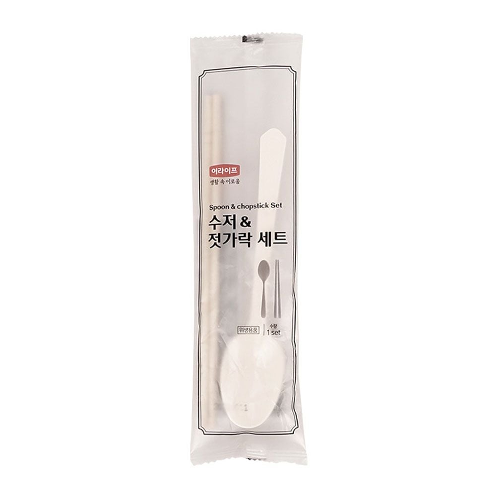일회용 숟가락 젓가락 수저세트 X30개 (개별포장) 10,630원