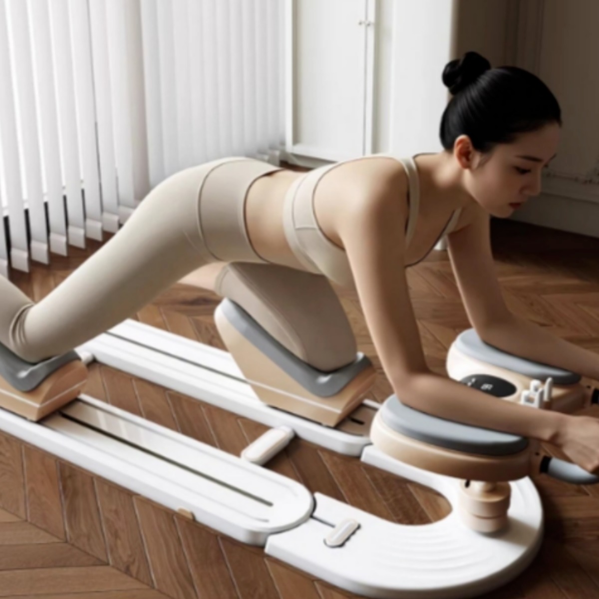 크리므 복근 코어 허리 플랭크 복부 실내 운동기구 재활 홈트 전신운동 머신, 그레이앤 화이트, 프리미엄 A형 225,000원