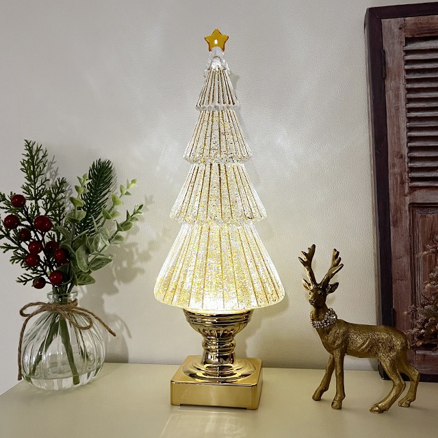 NEW 크리스탈 트리 오르골 스토우볼 크리스마스 워터볼 연말선물 LED 무드등 차박 캠핑 램프  크리스마스선물 58,500원