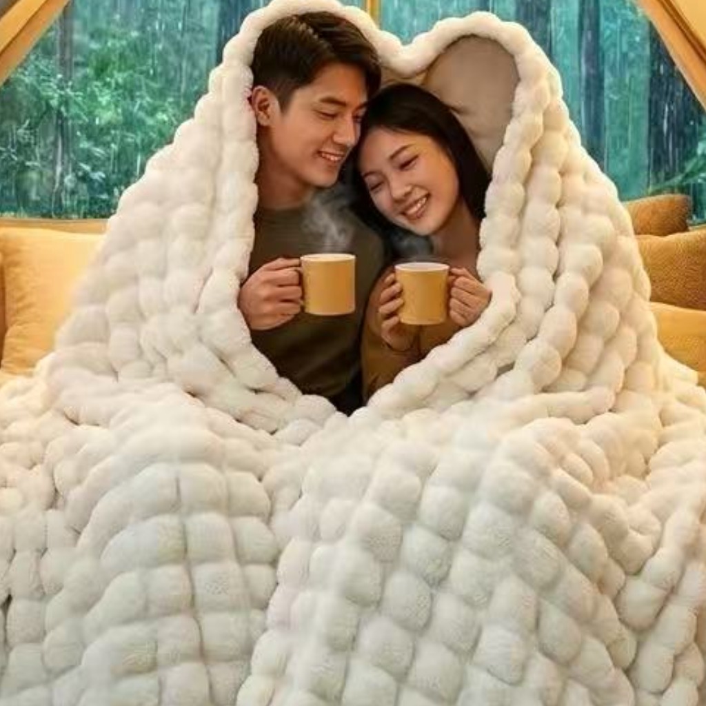 PLVEOPO 프리미엄 대형 버블 극세사 담요 커플 소파 캠핑 겨울 포근 담요 27,980원