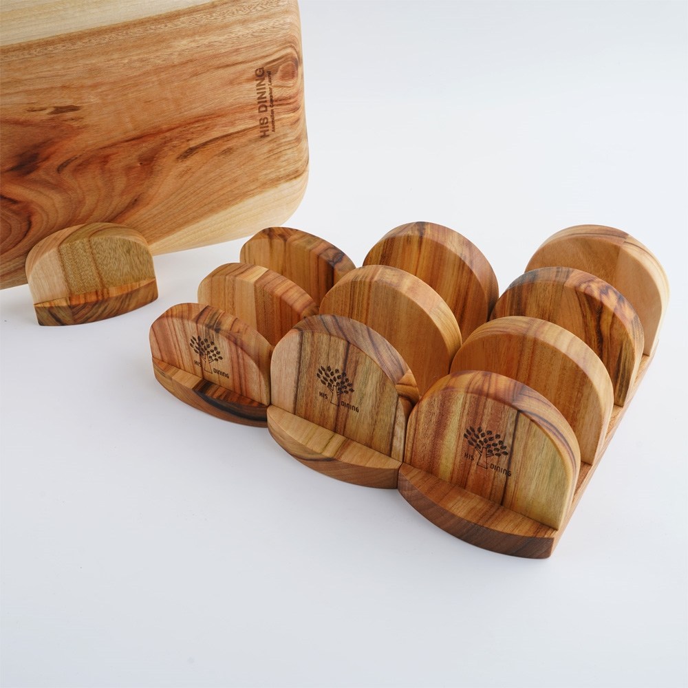 히즈다이닝 호주산 캄포 나무 도마 거치대 도마홀더 4종, 1개 21,000원