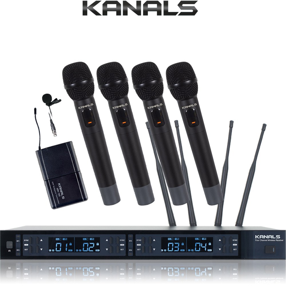 무선마이크 카날스 MW-4000 900메가 4체널 (선택/핸드형+벨트형핀마이크), SM 872,200원