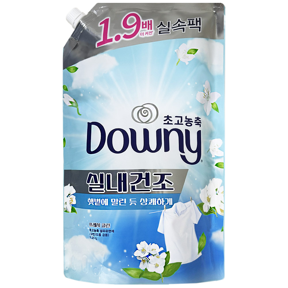 다우니 엑스퍼트 실내건조 섬유유연제 리필, 1.35L, 1개 9,250원