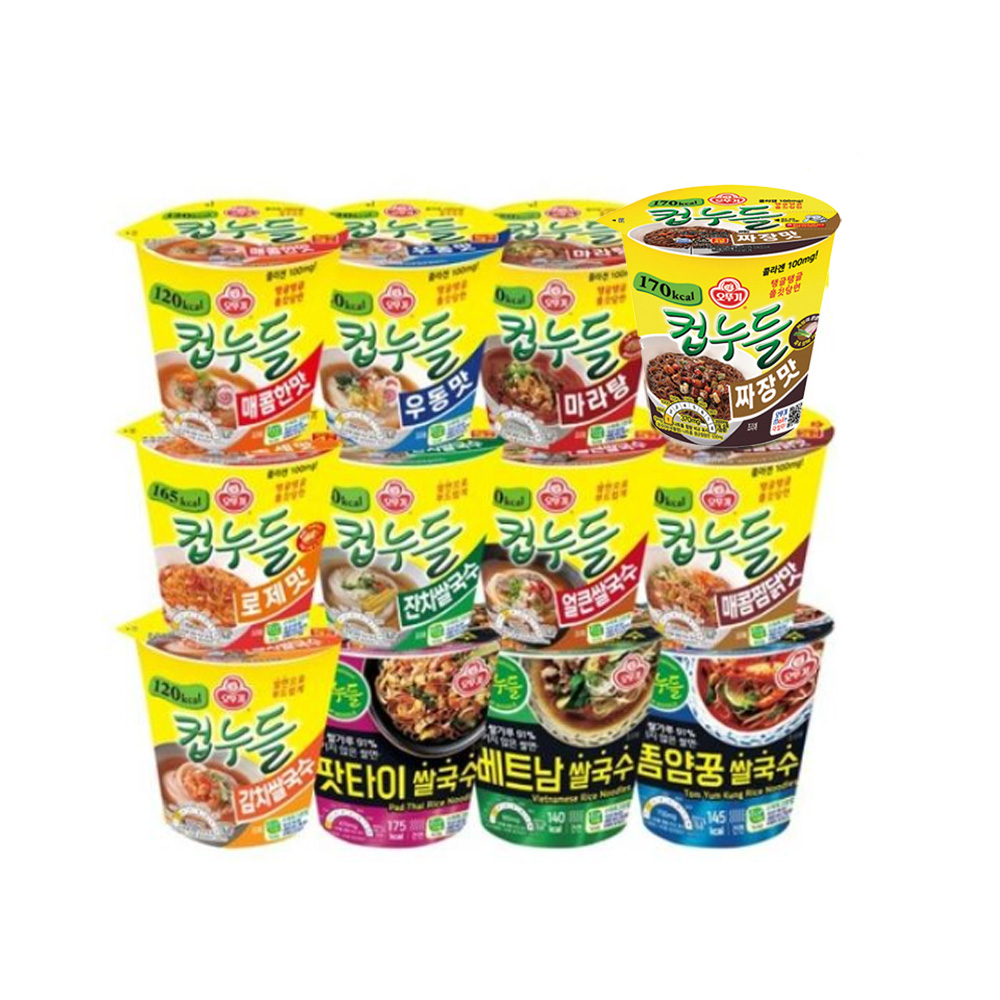 마자킹 오뚜기컵누들 12종 12개 세트 15,520원