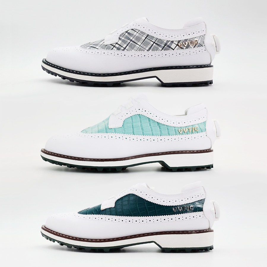 VVTJC 스파이크리스 남성용 골프신발 천연가죽 다이얼식 미끄럼방지 보아 파크골프화 149,000원