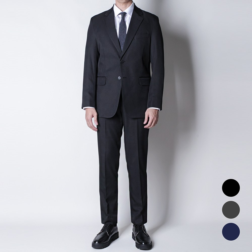 [디아웃핏]남자 히든밴딩 플렉스 정장세트 사계절 수트 캐주얼 기본 링클프리 하객룩 데이트 결혼식 웨딩 면접 139,900원