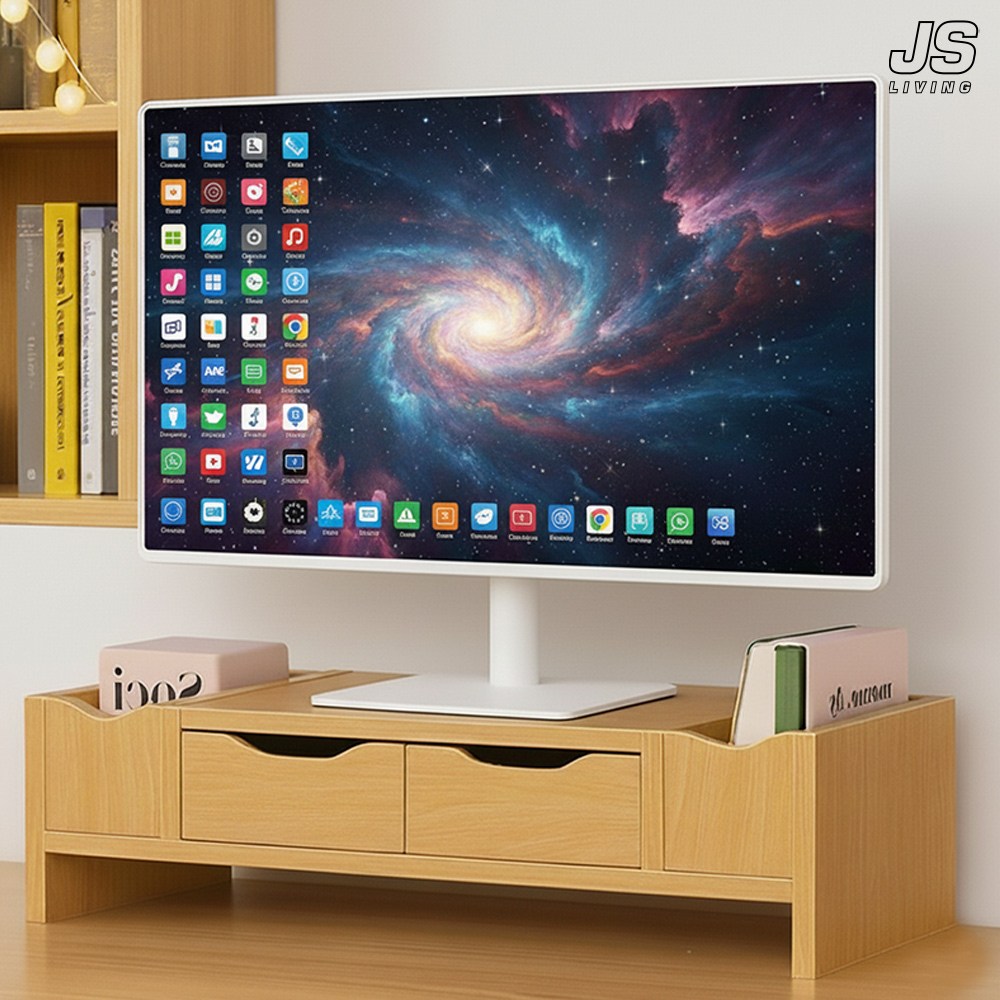 JS리빙 책상위 원목 서랍 책꽂이 칸막이 사무실 책상 정리 미니 책장 컴퓨터 모니터 받침대 수납 서랍장 다용도 선반 북앤드 인테리어 #소품수납 @JSLIVING-06A6D3F2A1 19,800원