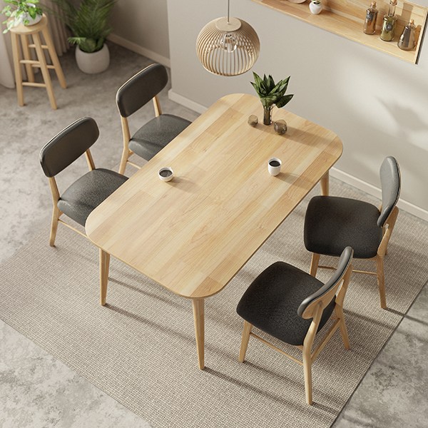 [인트리] 루이 원목 4인 식탁세트 의자형, 단품 499,000원