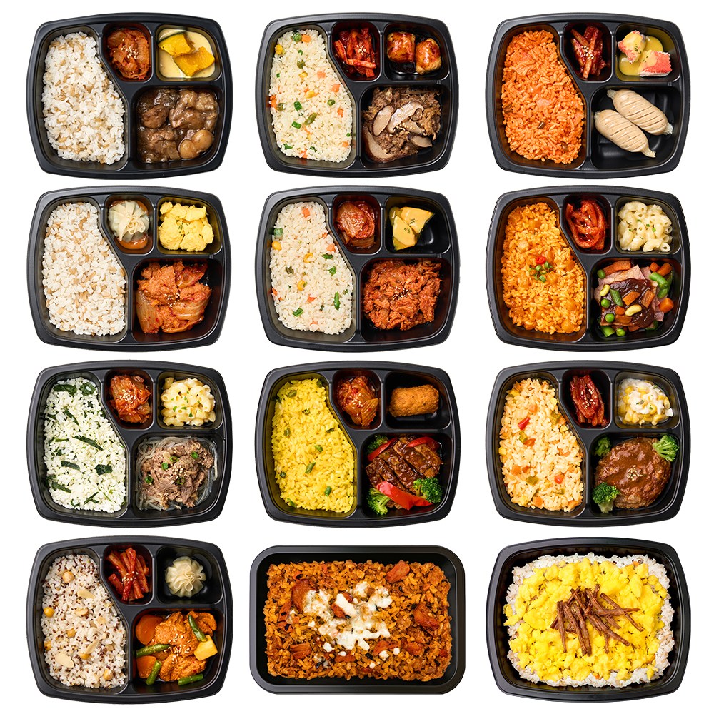 굿스푼 양많은 다이어트 도시락 12종 12팩 체중조절용 아침 점심 저녁 2주 식단 직장인 냉동 간편식, 1세트, 2.565kg 55,900원