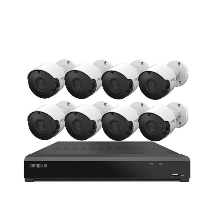 캠플러스 200만화소 직접설치 CCTV 세트 보안카메라시스템 8채널 /8카메라 CP-2MAB0808(DVR+카메라+케이블 일체 포함)(하드2TB포함) 539,000원