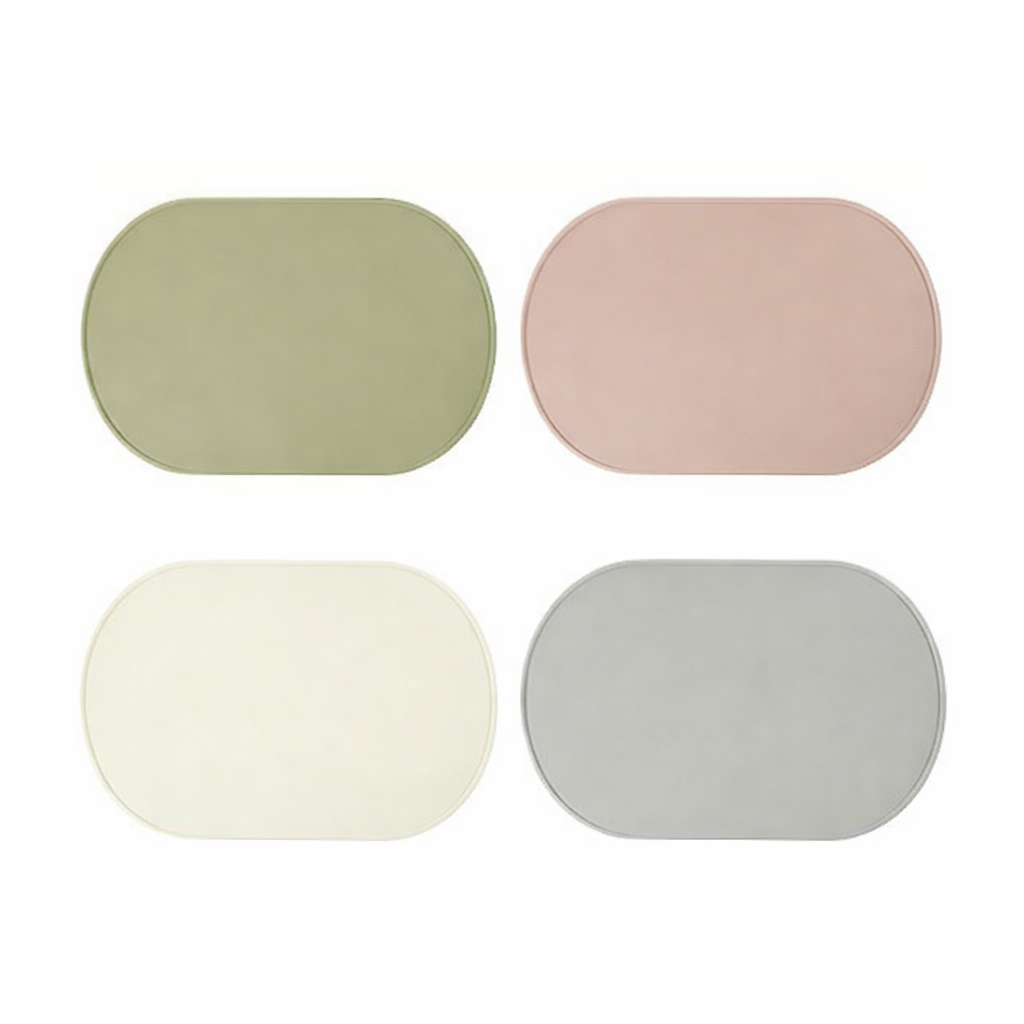 리코비 실리콘 테이블 식탁 실리콘 매트 방수 테이블 매트, 1개, 39x26.5cm, 그레이 9,900원