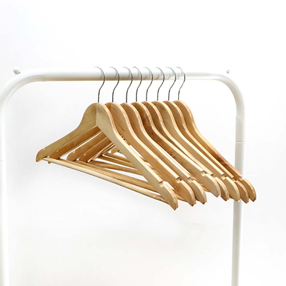 화이트래빗 프리미엄 원목 옷걸이 750원