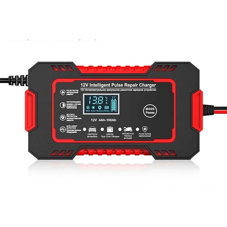 자동차 배터리 충전기, 12V 6A 펄스 수리 LCD 디스플레이, 스마트충전 , 자동차 오토바이 18,710원