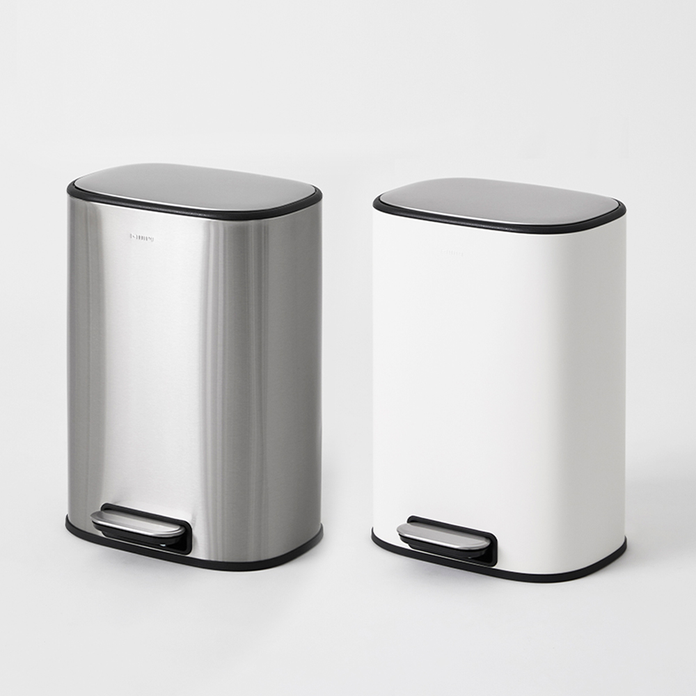 한샘 세미 라운드 매트 페달빈 12L 휴지통 쓰레기통 36,500원