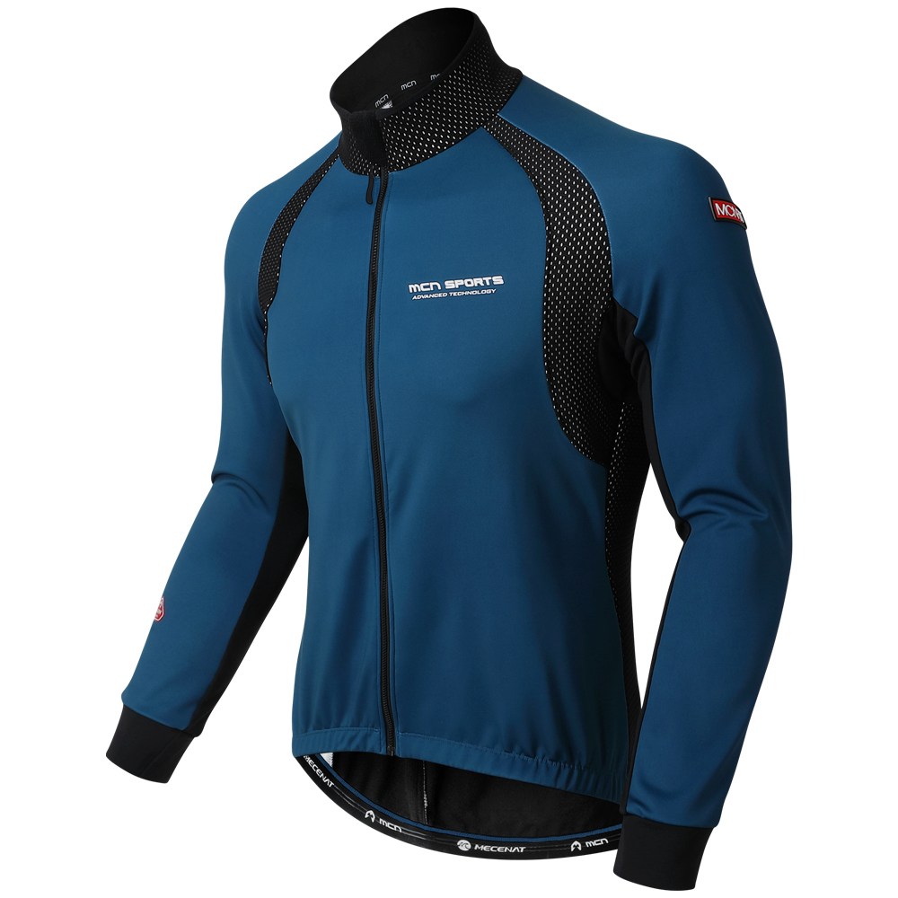 MCN 로얄 블루 기모 방풍발수 윈터 자켓 자전거 의류 기능성 사이클 상의 방한 항균속건 고기능성 세미루즈핏 185,000원