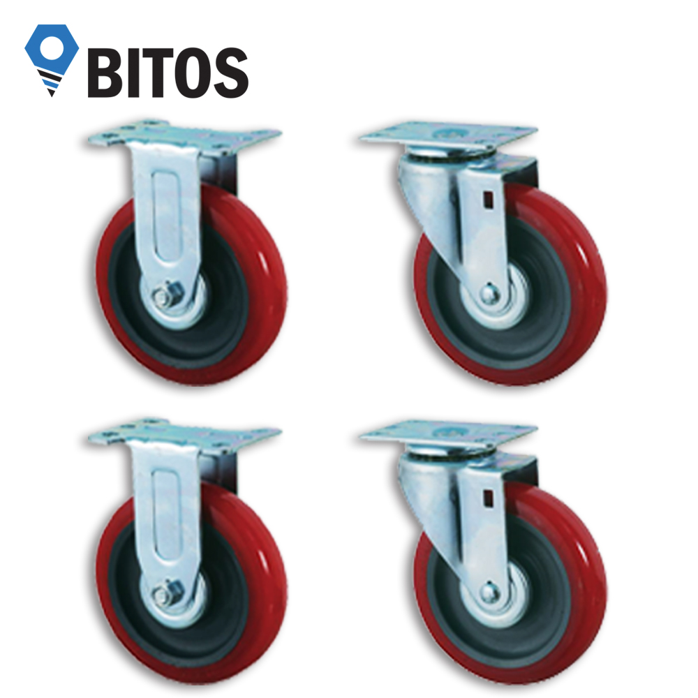 우레탄 경량 캐스터 대차 바퀴, 1세트 21,300원