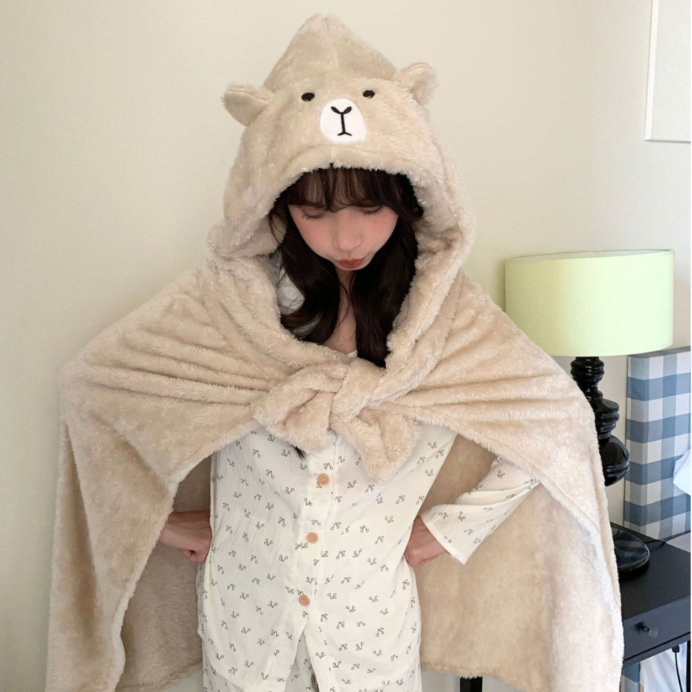 코지바라 입는담요 집순이 동물망토 극세사 19,900원