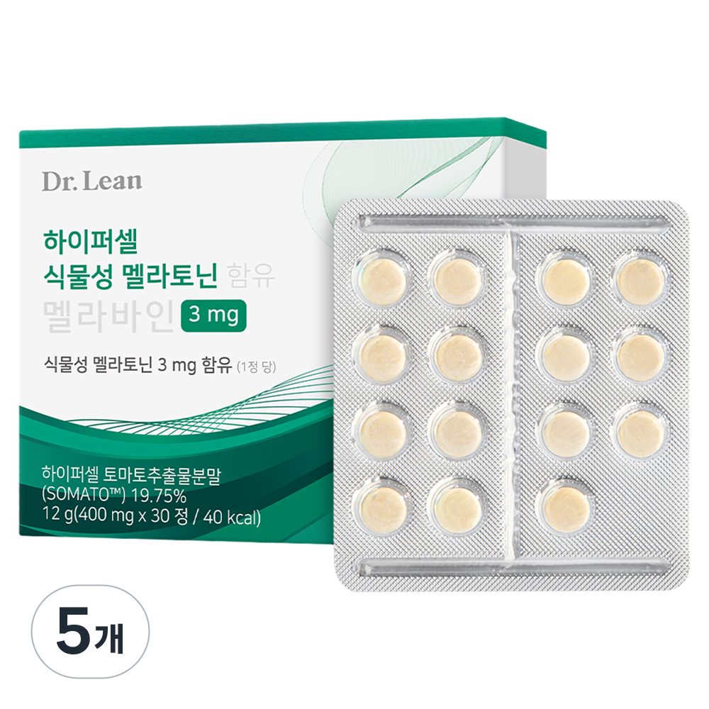 닥터린 하이퍼셀 식물성 멜라토닌 함유 멜라바인 12g 163,200원