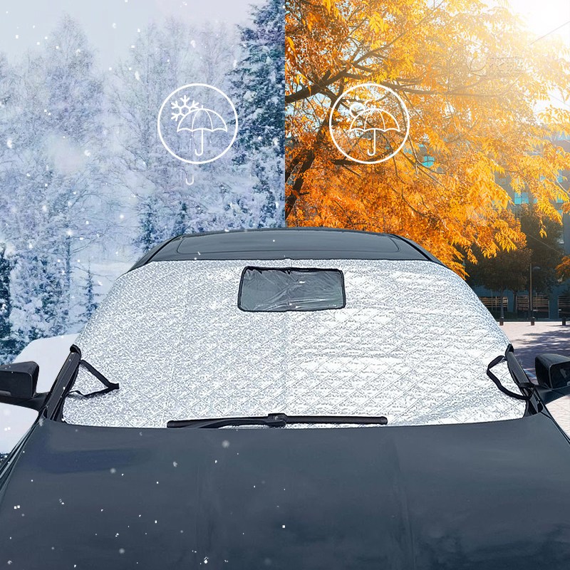 SEAMETAL 4계절 차량용 성에방지커버 블랙박스 앞유리용 눈덮개 햇빛가리개 사이드미러커버 (블랙박스 녹화가능), 유니버설 13,900원