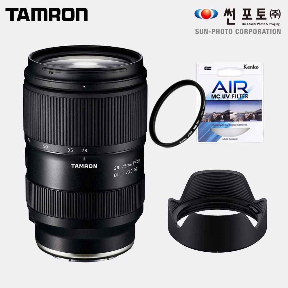 [캐시백 3만5천원] 탐론 28-75mm F/2.8 Di III VXD G2 A063Z 니콘 Z렌즈 + A063Z용 겐코 AIR MCUV 67mm 필터 1,173,000원