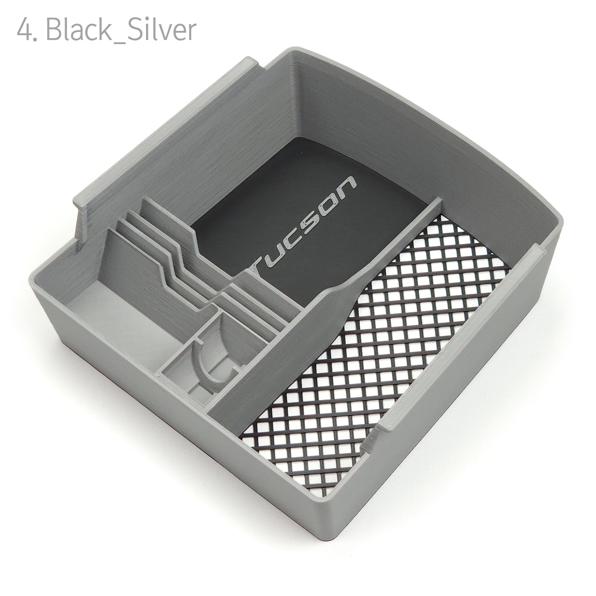 투싼 nx4 2024 페이스리프트 콘솔 트레이 수납함, 4. 블랙_실버 21,700원